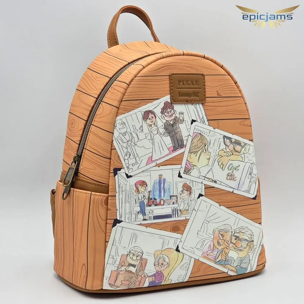 Loungefly Disney Pixar Up Carl & Ellie Photos Mini Backpack New